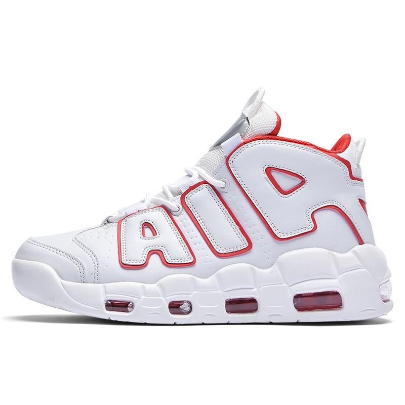 Nike Air More Uptempo White Varsity Red