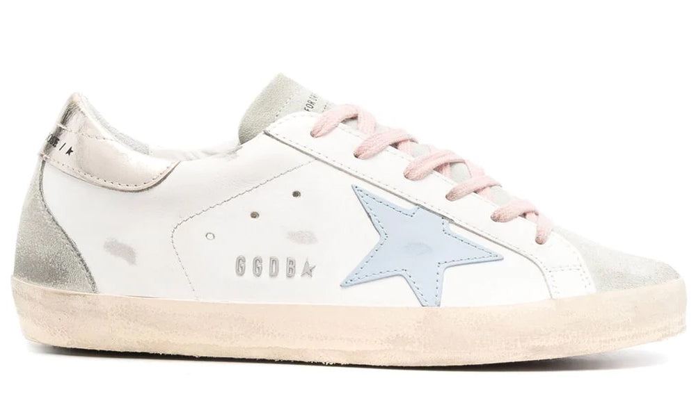 Golden Goose Wmns Superstar ‘White Silver Ice Blue’